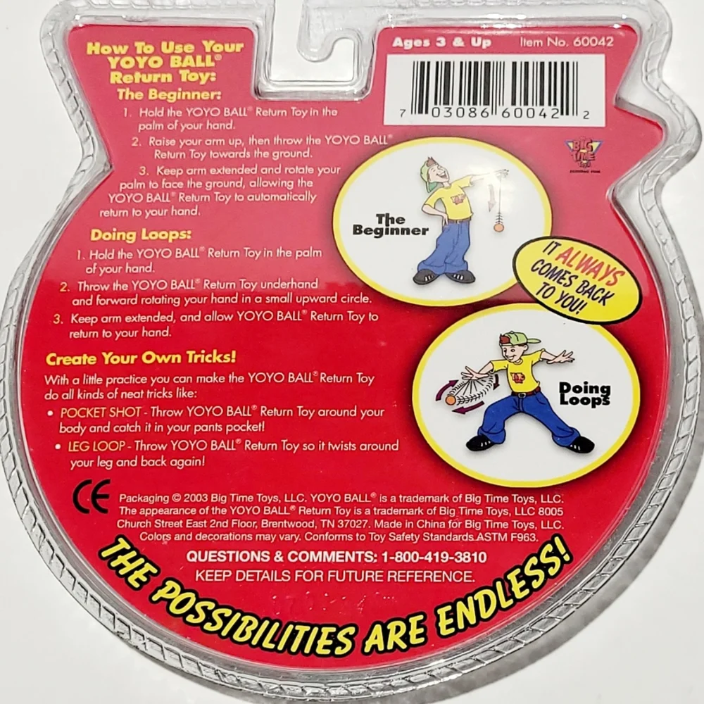 New "YOYO Ball" Never Needs Rewinding, Big Time Toys - Picture 3 of 3